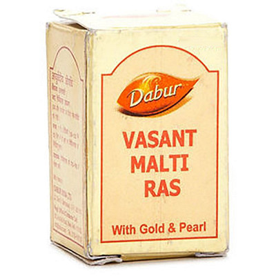 Dabur Vasant Malti Ras With Gold (25tab)