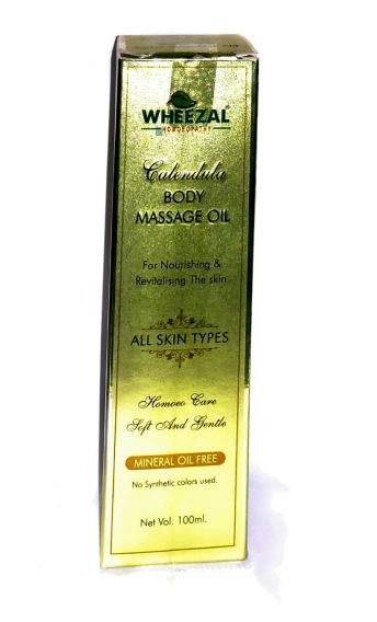 Wheezal Calendula Body Massage Oil (100ml)