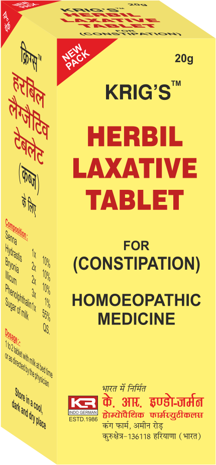 Krigs Herbil Laxative Tablet (20g) Krigs Herbil Laxative Tablet (20g)