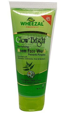 Wheezal Glow Bright Neem Face Wash (120ml)