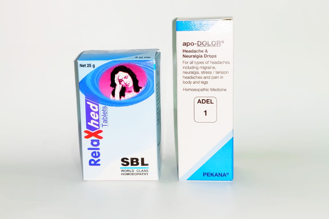 HB Migrane Care Combo ( SBL Relaxhed Tabs + Adel 1) HB Migrane Care Combo ( SBL Relaxhed Tabs + Adel 1)