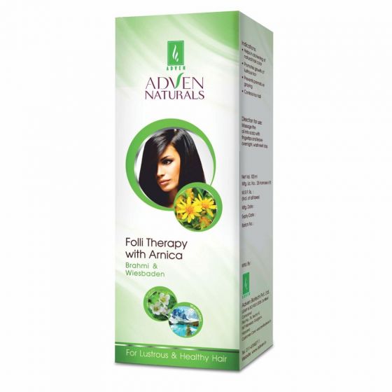 Adven Folli Therapy with Arnica, Brahmi & Wiesbaden Hair Oil (100ml)