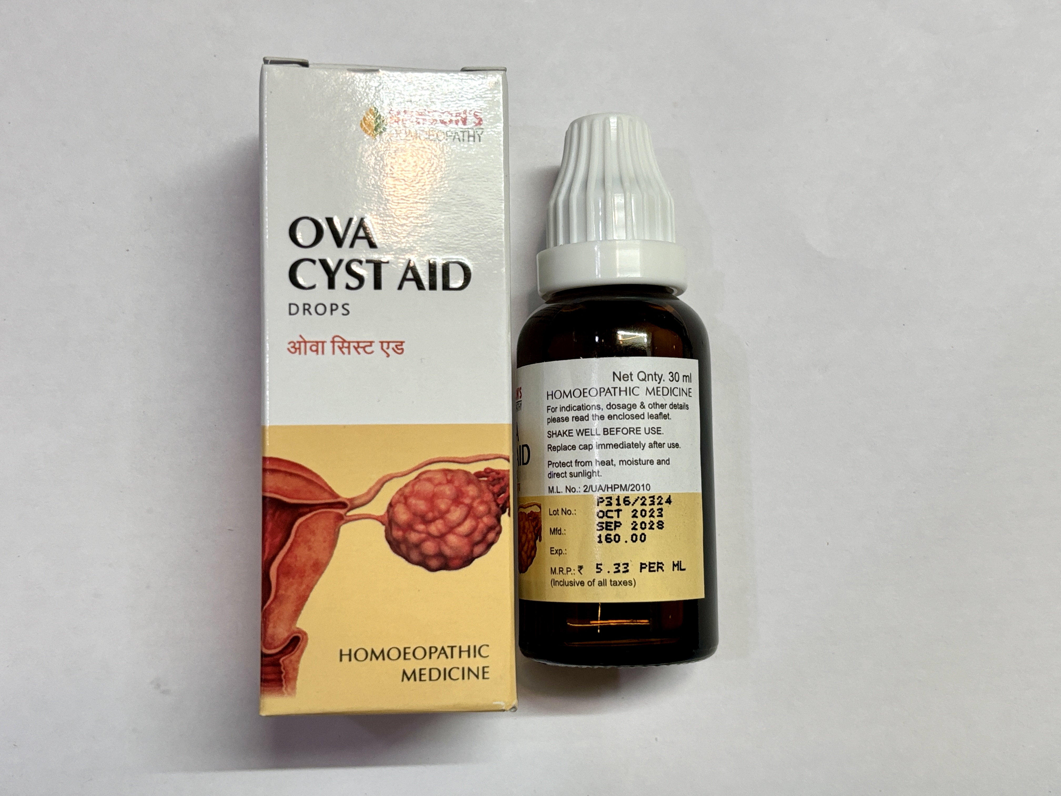 Bakson's Ova Cyst Aid Drops 30 ml