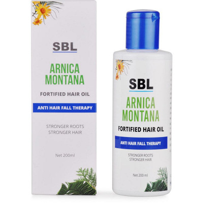 Buy SBL Arnica Montana Fortified Hair Oil-Anti Hair Fall Therapy (200ml) at  best price | Homoeobazaar