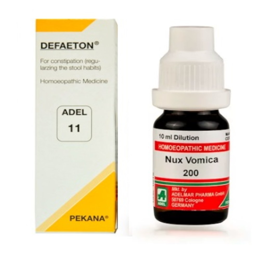 ADEL Chronic Constipation Care Combo (ADEL 11 + Nux Vomica Dilution) ADEL Chronic Constipation Care Combo (ADEL 11 + Nux Vomica Dilution)