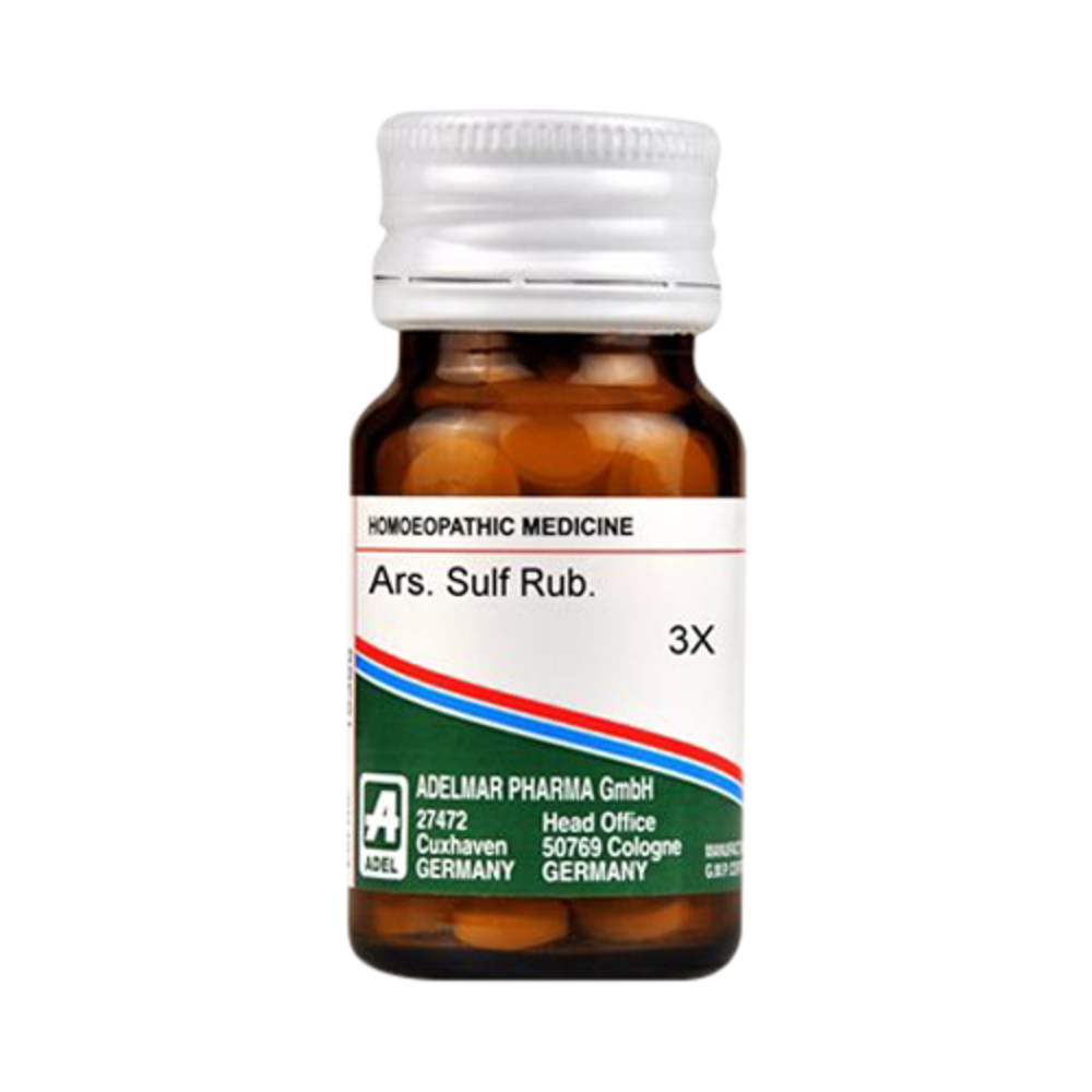 ADEL Ars. Sulf Rub. Trituration Tablet 3X