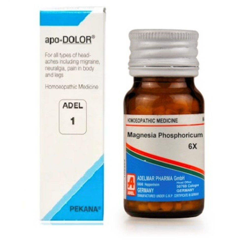 ADEL Anti-Migraine Combo (ADEL-1-Magnesium-Phosphoricum-Biochemic-Tablet 6X) ADEL Anti-Migraine Combo (ADEL-1-Magnesium-Phosphoricum-Biochemic-Tablet 6X)
