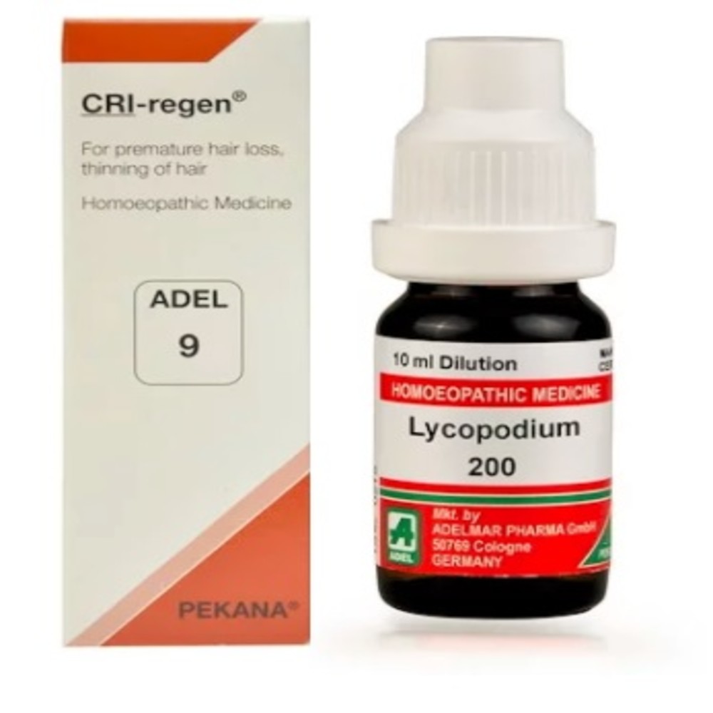 ADEL Hair Care Combo (ADEL 9 + Lycopodium Clavatum Dilution 200 CH)