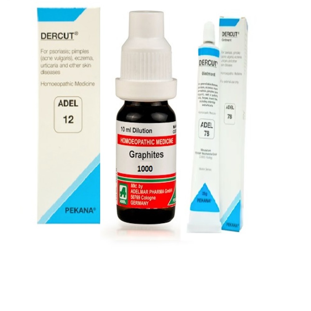 ADEL Anti-Psoriasis Combo (ADEL 12 + Graphites Dilution 1000 CH + ADEL 78)