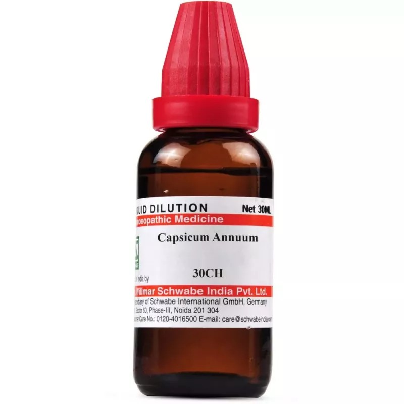 Willmar Schwabe India Capsicum Annuum 30 CH (30ml)