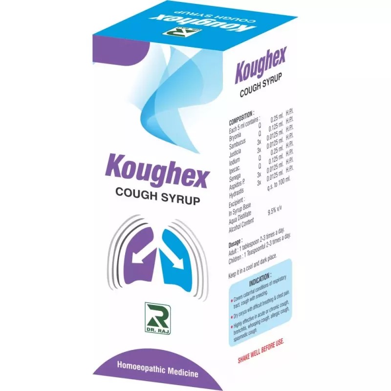 Dr Raj Koughex Cough Syrup (200ml)