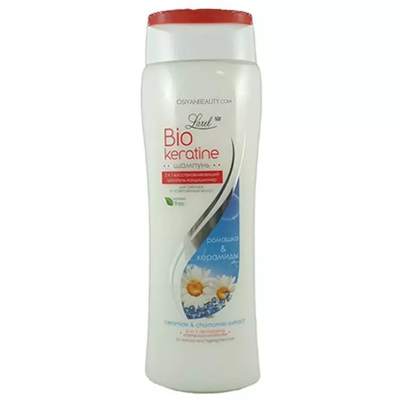 Larel Bio Keratine Shampoo+Conditioner 2In1With Ceramide And Chamomile Extract Hair(Made In Europe) (400ml)