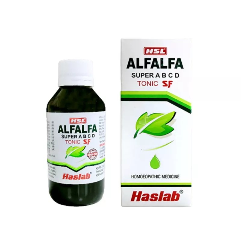 Haslab Alfalfa Super Tonic with Vitamin ABCD (Sugar free) (115ml)