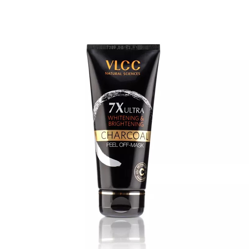 VLCC 7X Ultra Whitening & Brightening Charcoal Peel Off Mask (100g)