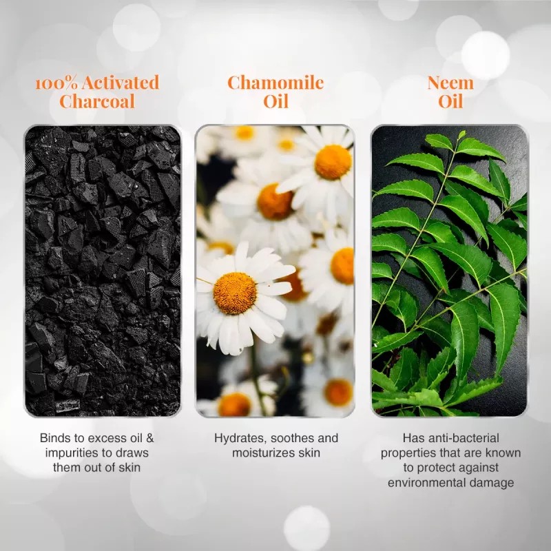 VLCC 7X Ultra Whitening & Brightening Charcoal Peel Off Mask (100g)