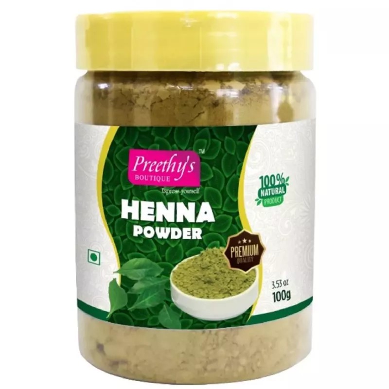 Preethy's Boutique Henna Powder Bottle (100g)
