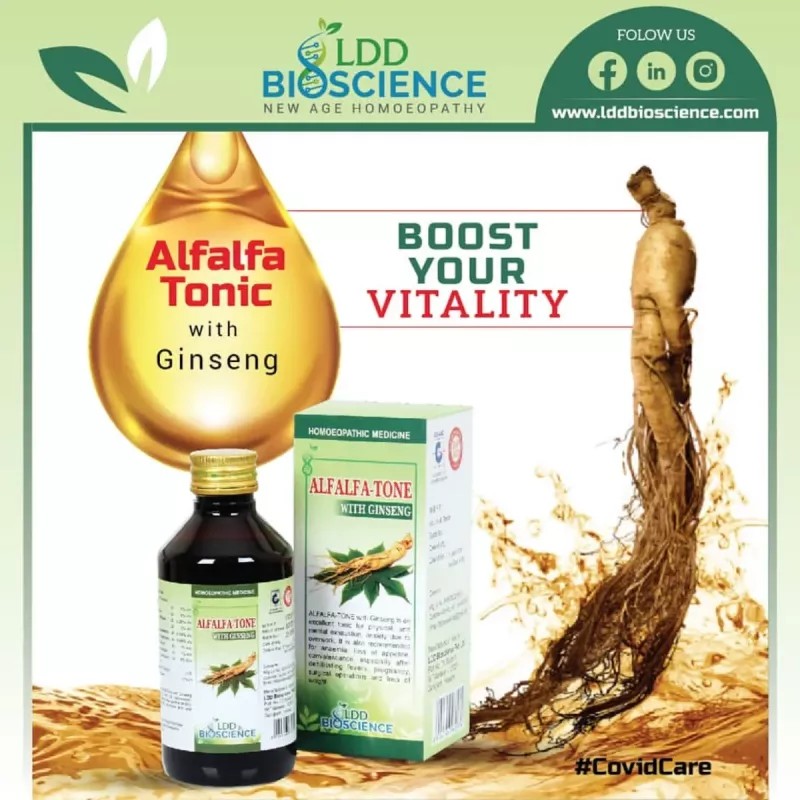 LDD Bioscience Alfalfa Tone With Ginseng (180ml)