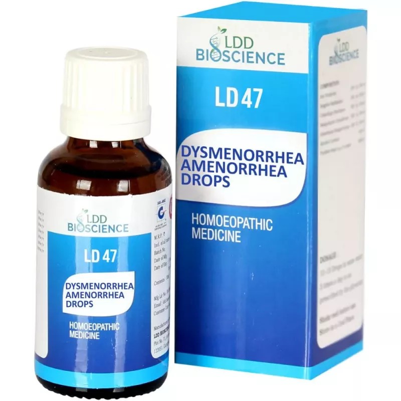 LDD Bioscience Ld 47 Dysmenorrhea, Amenorrhea Drops (30ml)
