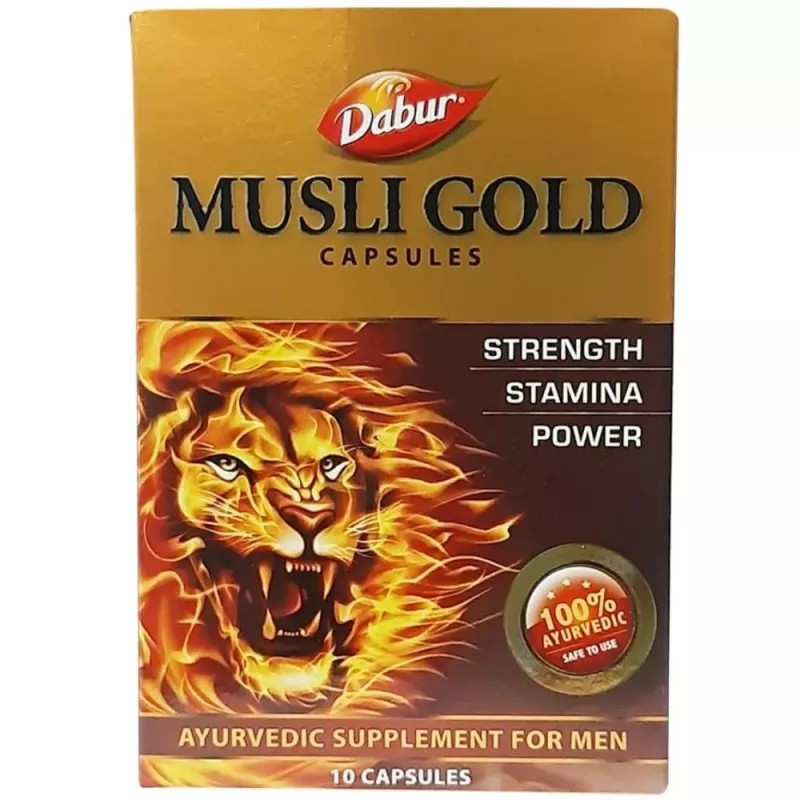 Dabur Musli Gold Capsules (10caps, Pack of 2)