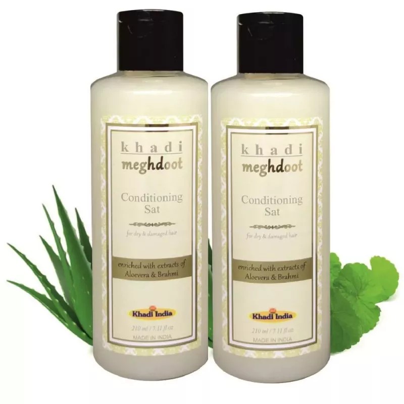 Khadi Meghdoot Conditioning Sat (210ml, Pack of 2)