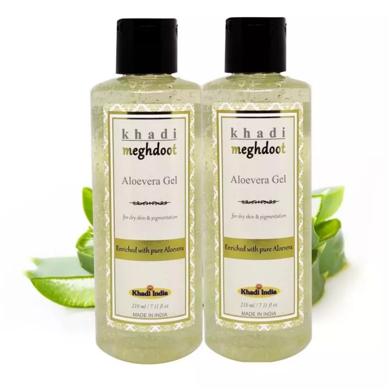 Khadi Meghdoot Aloevera Gel (210ml, Pack of 2)