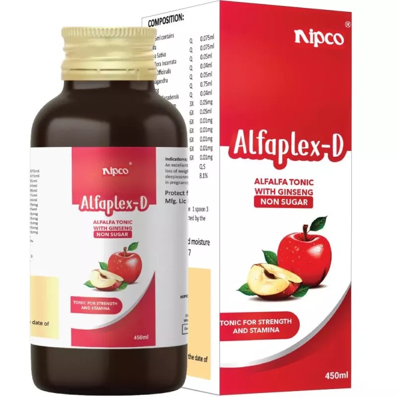 Nipco Alfa Plex D Syrup (450ml)
