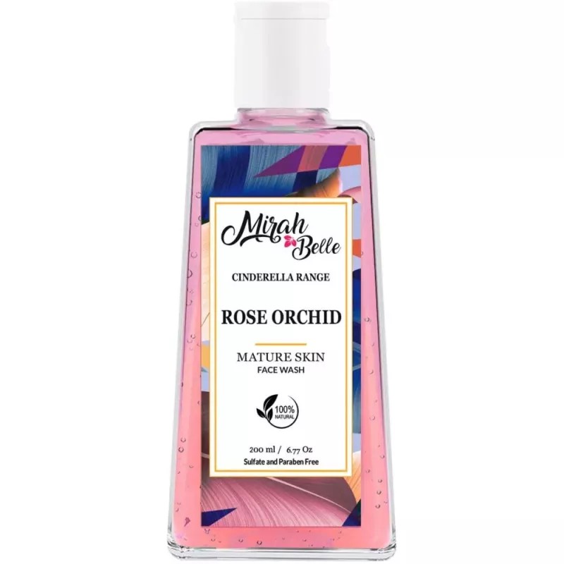 Mirah Belle Organic Rose Orchid Mature Skin Face Wash (200ml)