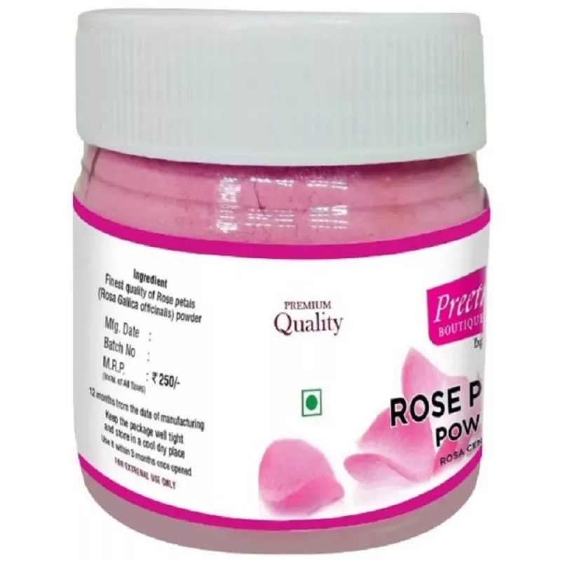 Preethy's Boutique Premium Quality Rose Petal Powder (100g)