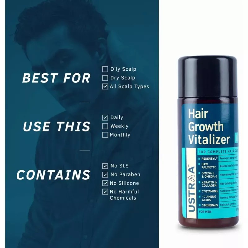 Ustraa Hair Growth Vitalizer (100ml)