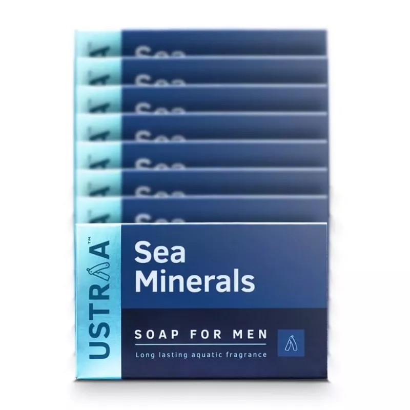 Ustraa Deo Soap For Men (100g, Pack of 8)