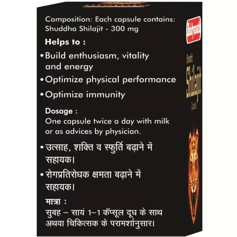 Baidyanath (Nagpur) Shilajeet Capsule (30caps)
