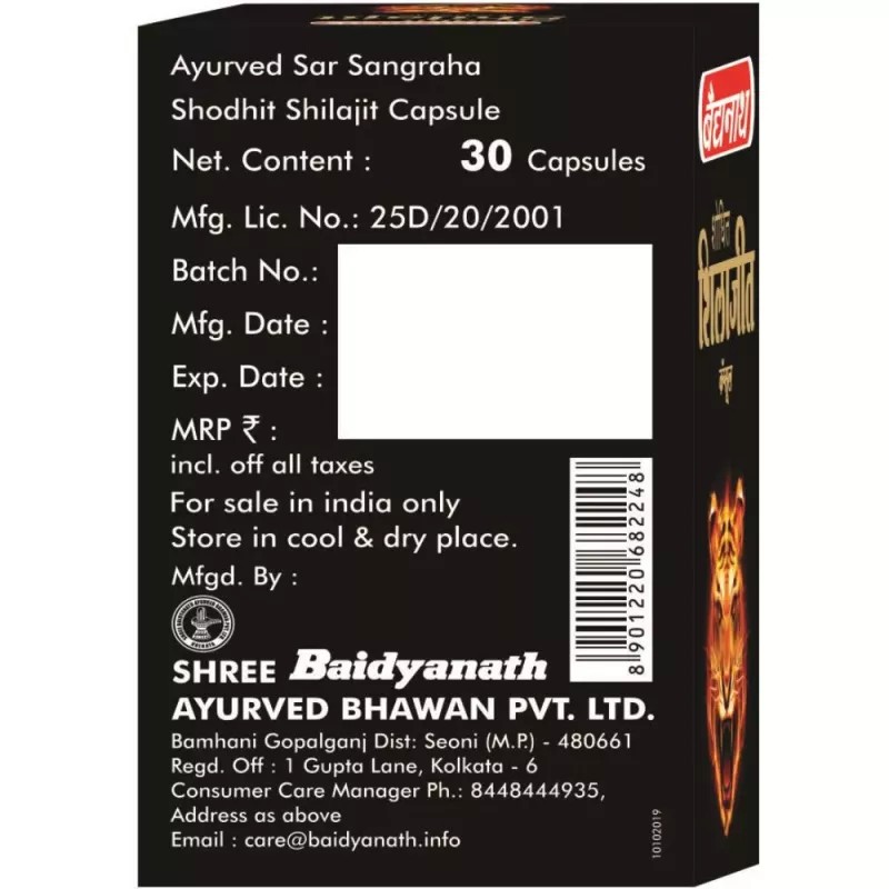 Baidyanath (Nagpur) Shilajeet Capsule (30caps)