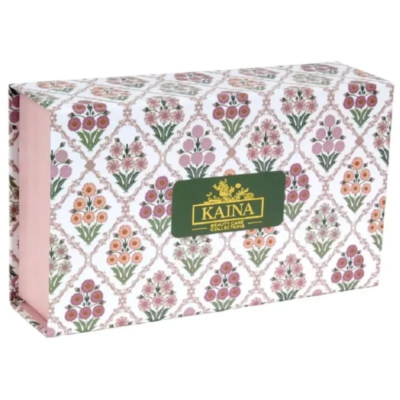 Kaina Skincare Ubtan Body Polishing Kit Set Of 4 (Scrub 100g + Gel 100g + Mask 100g + Body Lotion 200ml) (1Pack)