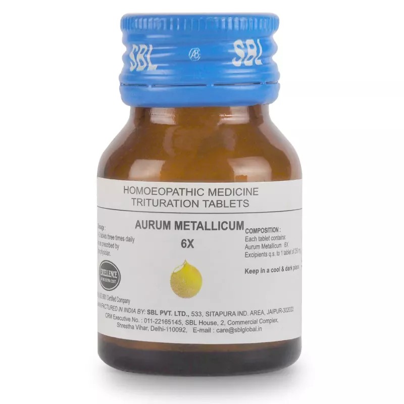 SBL Aurum Metallicum 6X (25g)