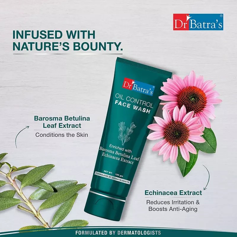 Dr Batras Oil Control Facewash (100g, Pack of 2)