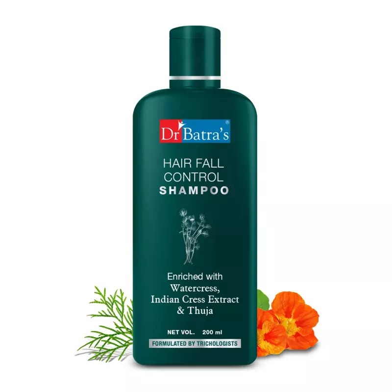Dr Batras Hair Fall Control Shampoo, Serum & Conditioner Combo (Shampoo 200ml + Serum 125ml + Conditioner 200ml) (1Pack)