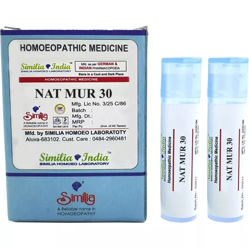 Similia India Natrum Mur 30 CH (8g, Pack of 2)