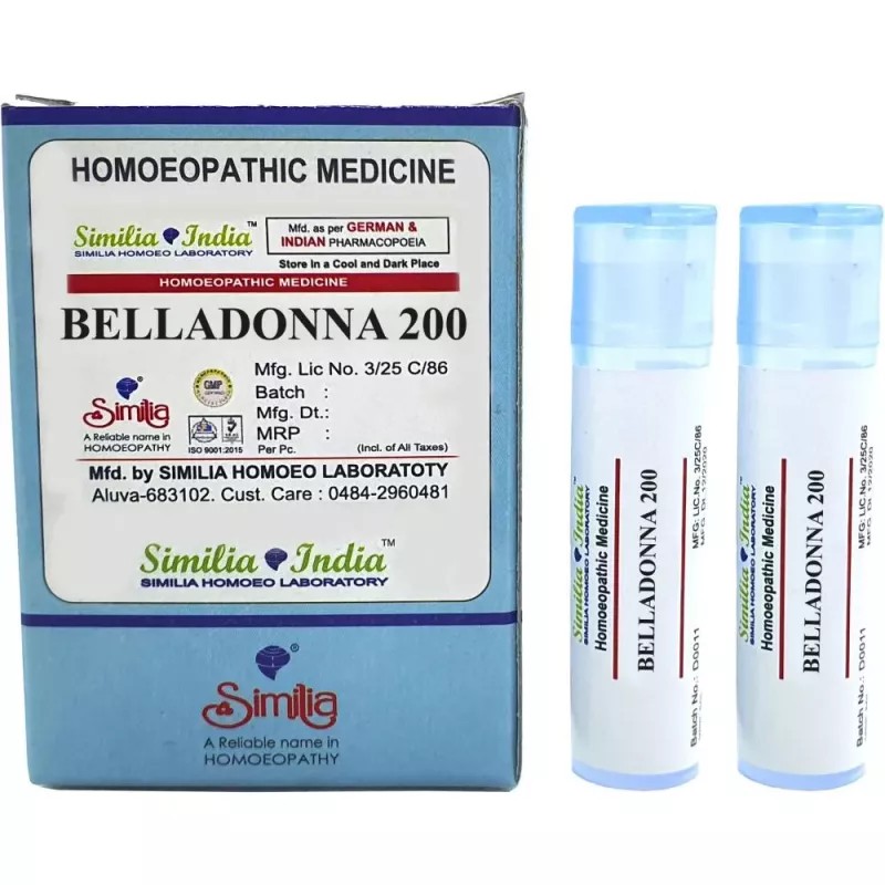 Similia India Belladonna 200 CH (8g, Pack of 2)