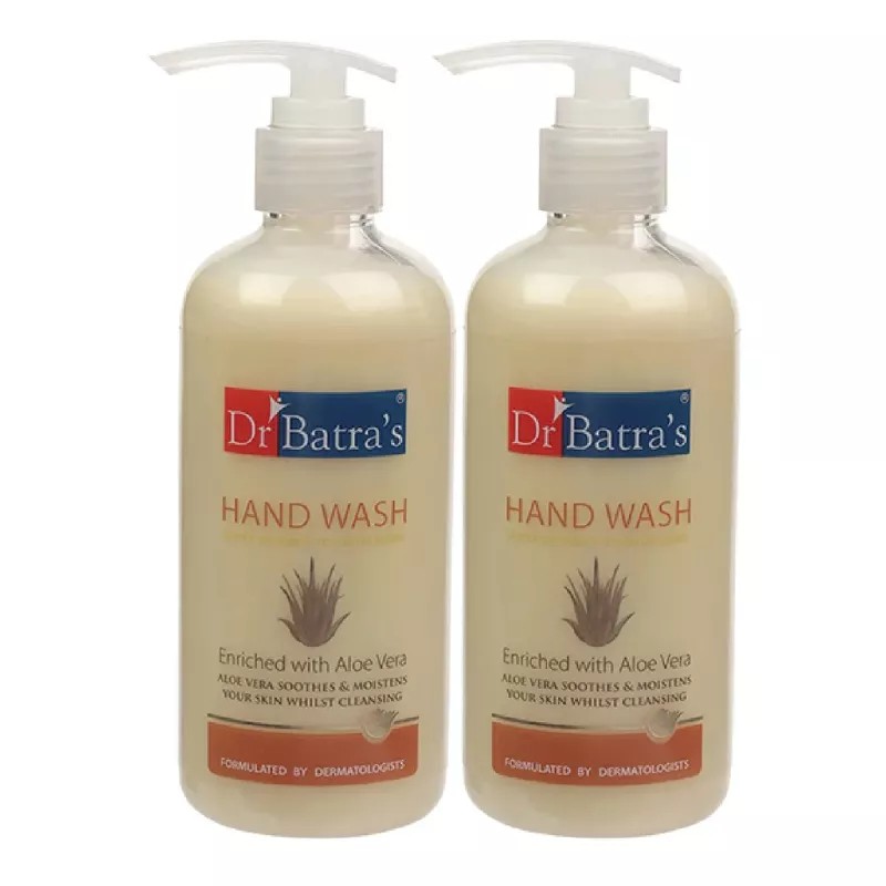 Dr Batras Aloevera Hand Wash (300ml, Pack of 2)