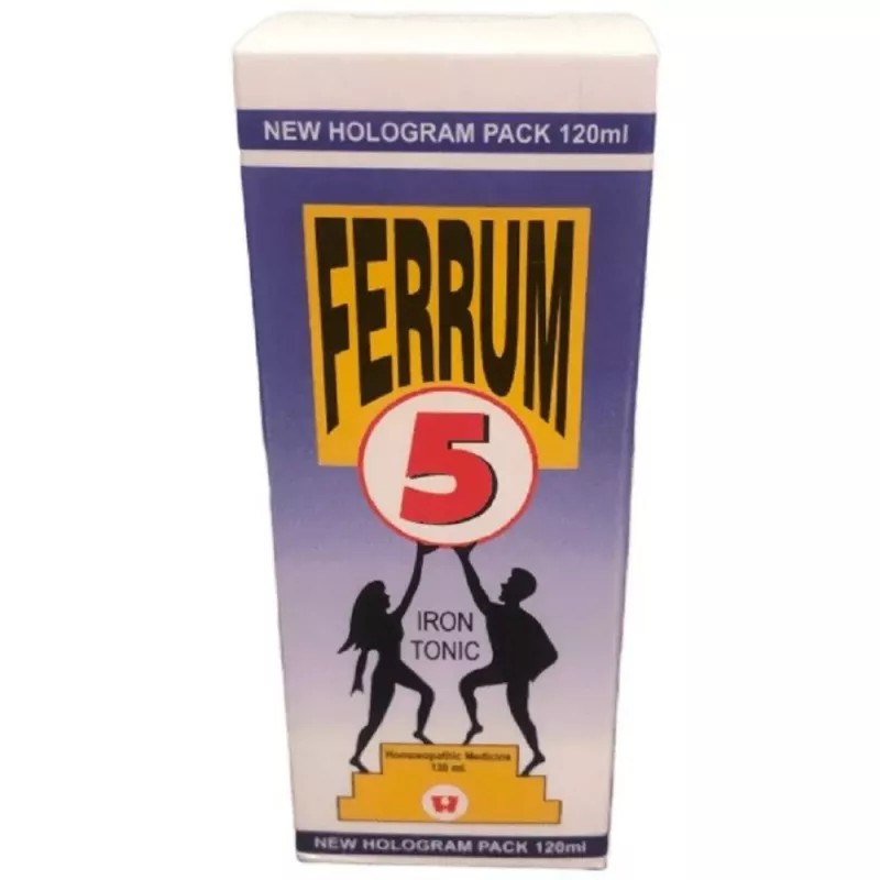 Dr Wellmans Ferrum 5 Syrup (120ml)