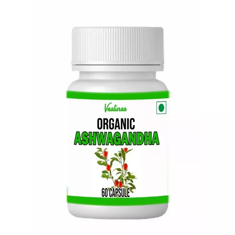 Vnaturaa Organic Ashwagandha Capsules (60caps)