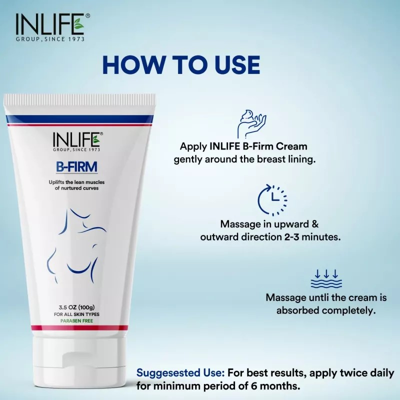 Inlife B-Firm Breast Tightening & Uplift Cream (100g)