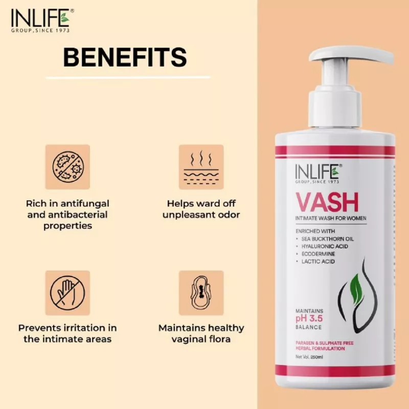 Inlife Vash Vaginal Wash (250ml)