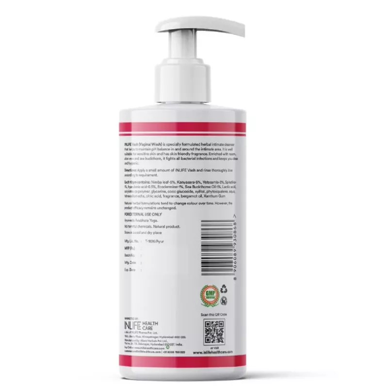 Inlife Vash Vaginal Wash (250ml)