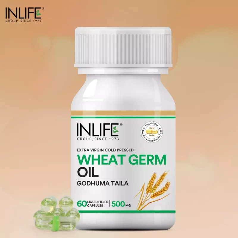 Inlife Wheat Germ Oil Supplement (60caps)