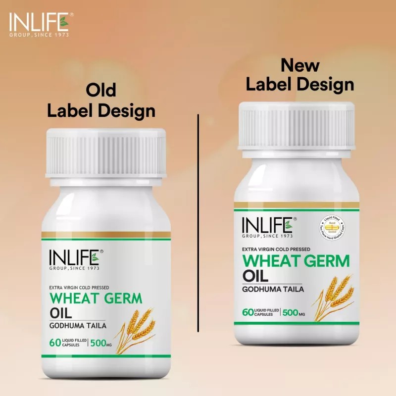 Inlife Wheat Germ Oil Supplement (60caps)
