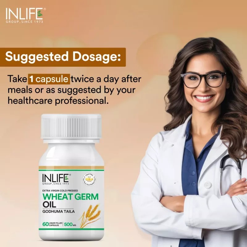 Inlife Wheat Germ Oil Supplement (60caps)