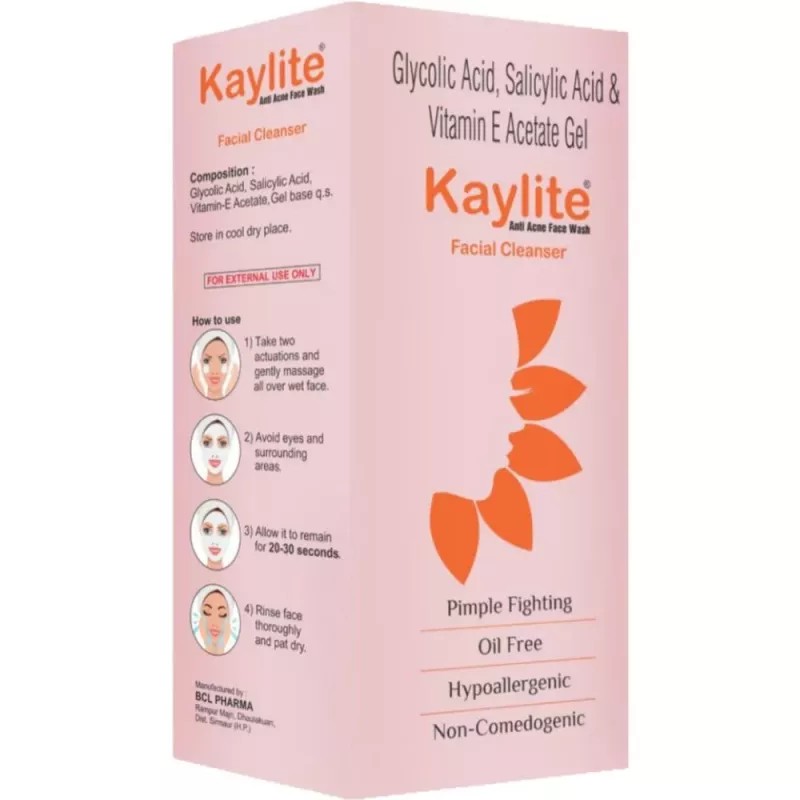 Kaylite Anti Acne Facial Cleanser Face Wash (60ml)