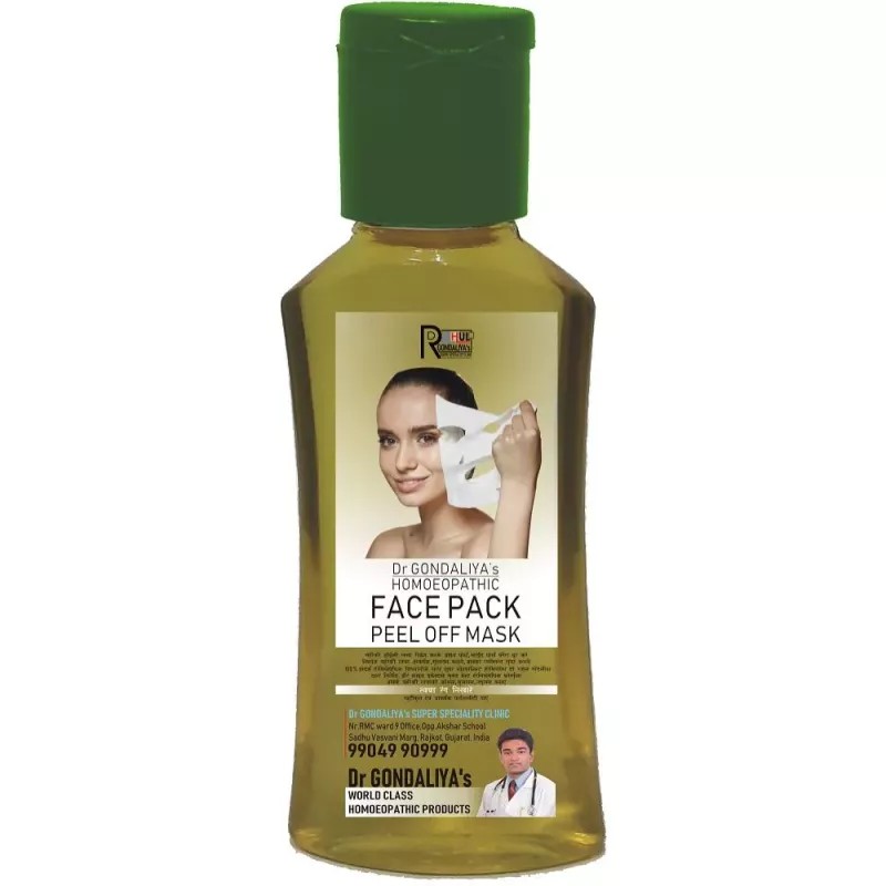 Dr Gondaliyas Homoeopathic Face Pack Peel Off Mask (100ml)