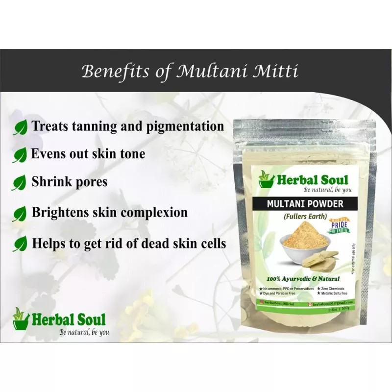 Herbal Soul Multani Mitti Powder (100g)